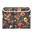 thumbnail image 7 of Yayeee Collapsible Cube Storage Bin with Lid Fabric Closet Decorative Basket with Handles, Colorful Flower, 7 of 7