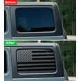 thumbnail image 3 of Adhesivo de vinilo para ventana trasera, bandera americana, Jeep Wrangler JL JLU, 3 of 7