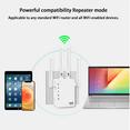 thumbnail image 6 of GJX 2026 New Wifi Repeater Powerful Internet Extender Wifi Booster Advanced Wifi Booster Extender for Seamless Connectivity for Home Networking Extended Coverage Streaming Office Use, 6 of 7