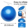 thumbnail image 5 of SHCKE Mini 8 Inch Exercise Ball Pilates Exercise Ball Small Bender Workout Fitness Balance Physical Therapy Squishy Balls, Improves Stability Core Training Equipment for Home, 5 of 7