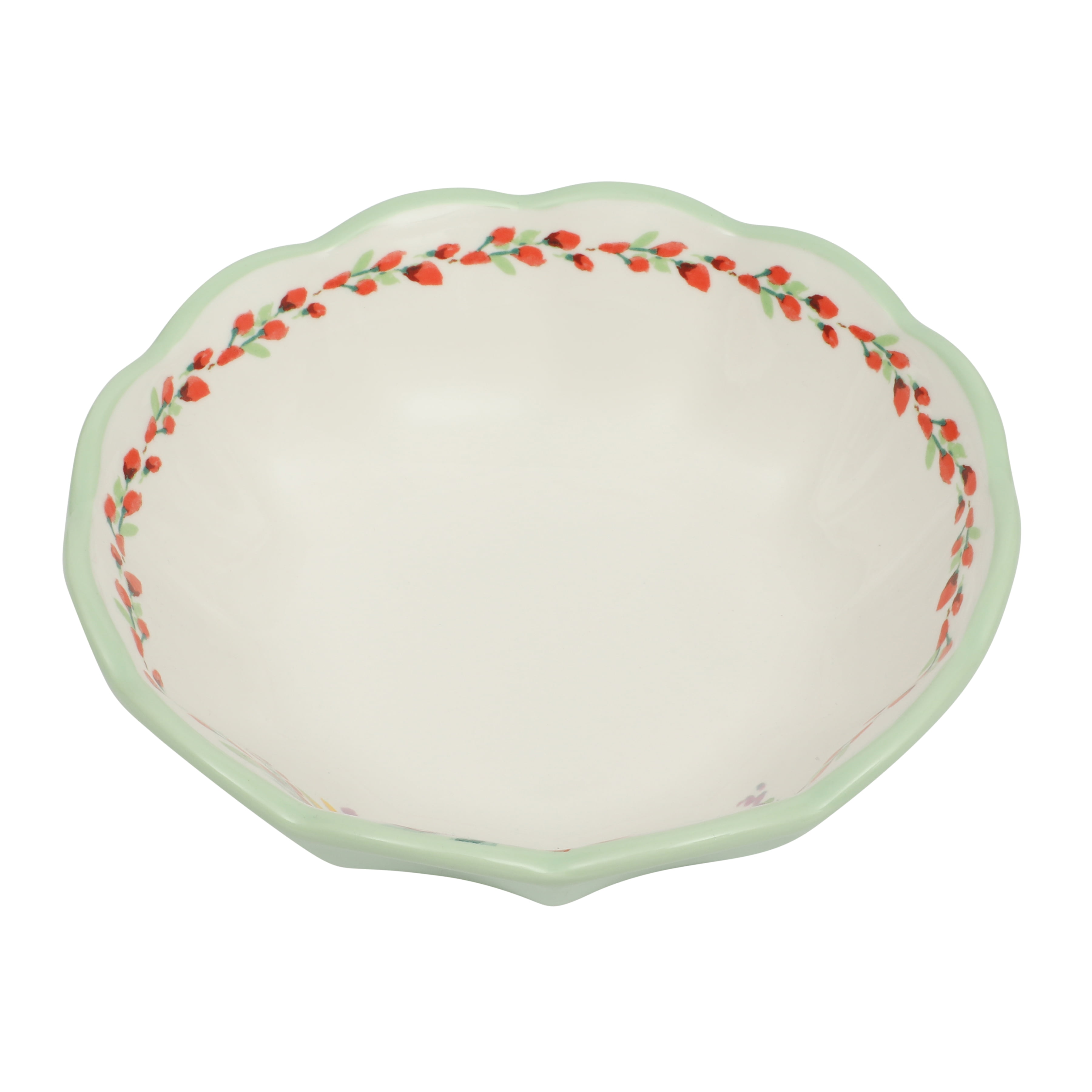 The Pioneer Woman Painted Meadows Green Floral Cereal Bowl, 7.27 in