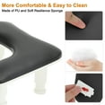 thumbnail image 4 of Unique Bargains Nail Arm Rest with Height Adjustment U Shaped Manicure Hand Rest Detachable Arm Rest for Nail Tech for Salons or Home Use Black, 4 of 8