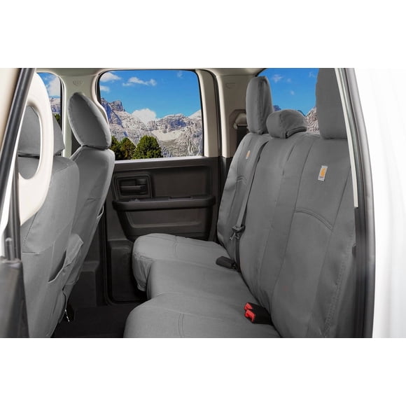Covercraft Seat Cover GTF4241ABCAGY Carhartt Precision Fit; Duck Weave Fabric; Gravel; Single
