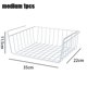 thumbnail image 1 of Cesta de almacenamiento multiusos para armario, organizador colgante de Metal para armarios de cocina y escritorios, 1 of 5