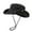 Black, variant on PMVFHDE Breathable Wide Brim Boonie Hat For Outdoor Bucket Hats Mesh Design Travel Fishing Sun Block And Durable Black