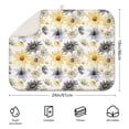 thumbnail image 2 of Sunflower Dish Drying Mat for Kitchen Counter, Microfiber Floral Pad 18x24 Inch, Absorbent and Foldable Rack Mat for Sink and Counter Use, 2 of 5