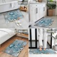 thumbnail image 6 of Jellyfish Indoor Door Mat 16x24 Inch Coral Starfish Coral Vintage Front Door Mat Non Slip Washable Entryway Rug Low Profile Dirt Trapper Doormat for Bathroom Kitchen Bedroom, 6 of 9