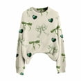 thumbnail image 7 of St Patricks Day Sweater Women Long Sleeve Irish Oversized Saint Patty Pullover Plus Size Sweater, 7 of 7