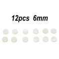 thumbnail image 5 of 12 Pcs 6MM White Mother of Pearl Inlay Dots Tone Point Guitar Fretboard Accessory, 5 of 11