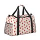 thumbnail image 2 of Balery Hand Drawn Strawberry Bolsa de Gimnasio para Mujeres, Bolsa de Viaje con Bolsillo Húmedo, Bolsa de Fin de Semana para Mujeres, Bolsa de Viaje Resistente al Agua, 2 of 7