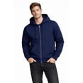 thumbnail image 2 of BILLIONHATS 24 Pack Wholesale Full Zip Hoodies ASSORTED MIXED SIZES, Bulk Cotton Fleece Zippered Sweatshirts for Men & Women, Shelter Donation, Shelters, Hoodie Case Navy Color, 2 of 5