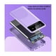 thumbnail image 4 of Power Bank 30000mah Con Cable/pantalla Pd100w/5a Ultrarrápida VIOLETA, 4 of 4