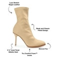 thumbnail image 5 of Journee Collection Womens Gizzel Almond Toe Stiletto High Ankle Booties, 5 of 6