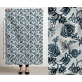 thumbnail image 3 of Printed Cotton Canvas Fabric by Soimoi | Floral Pattern - Blue | 56 Inch Wide | Sold By 10 Yard | Heavy Duty Craft & Upholstery Fabric, 3 of 7