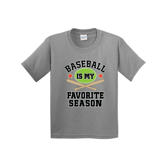 Inktastic Baseball is My Favorite Season Youth T-Shirt
