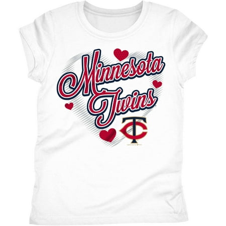 Minnesota Twins Girls Short Sleeve Graphic Tee