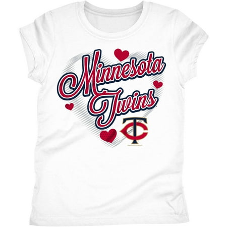 - Minnesota Twins Girls Short Sleeve Graphic Tee