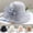 Grey, variant on Derby Hats for Women 2026 Organza Veil Feather Tea Party Hats for Women Church Hats Wide Brim Fascinator Hat Weddings Hats
