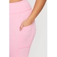 thumbnail image 5 of Women's Plus Size Solid High Waisted Leggings with Cell Phone Pockets, 5 of 5