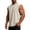 Khaki, variant on Leidass Men Vintage Washed Sleeveless Tank Top Soft Cotton Round Neck Loose Fit Retro Casual Vest For Summer Daily Gym Beach Outdoor Street Wear Army Green L