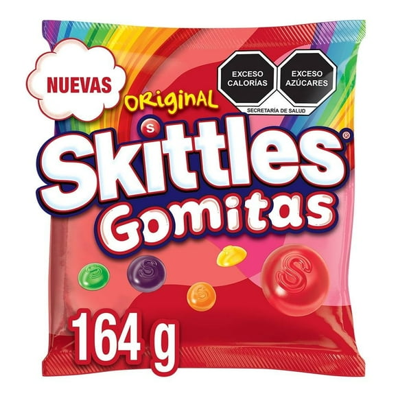 Gomas de dulce Skittles sabor origuinal 164 g