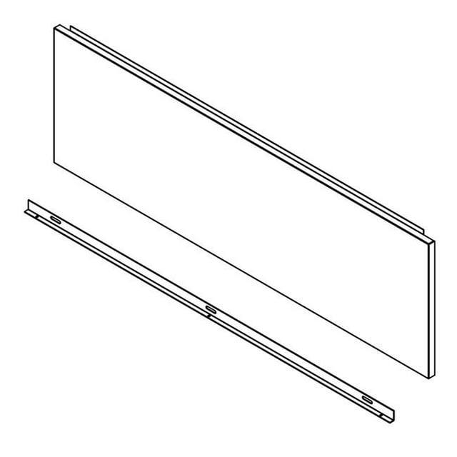 Elkay ACCESS12X38-5 Accessory - Stainless Steel Access Panel for Bi-Level Architectural Fountains Bracket