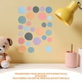 thumbnail image 3 of CTIRCHIU 10-Pack Boho Circle Dot Wall Decals, Multi-Color Removable Peel and Stick Decorative Stickers for Home Decor, 3 of 8