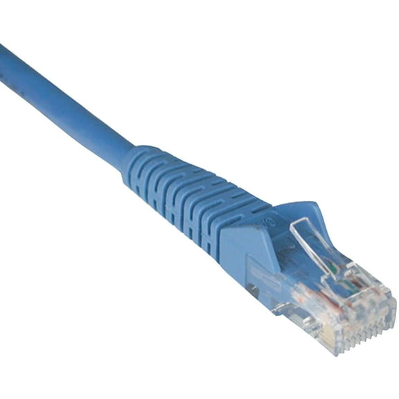 Cat6 Gigabit Snagless Molded Patch Cable RJ45 M/M, 1 ft., Blue