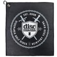 thumbnail image 1 of Discmania Shield & Swords Logo Waffle Disc Golf Towel w/ Carabiner [Print Color Will Vary], 1 of 2
