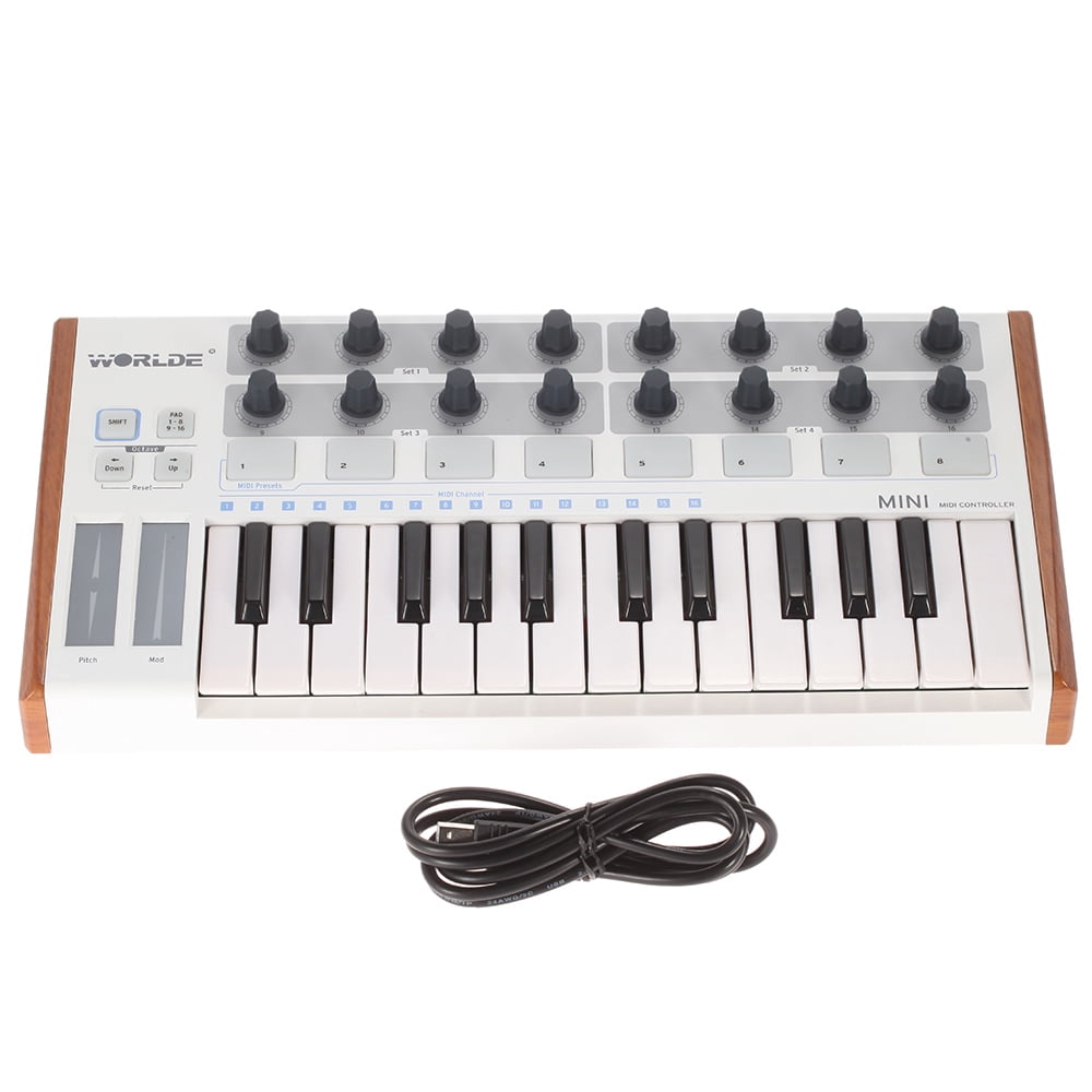 MIDI keyboard,Usb Midi Drum 25-key Usb Midi Drum Pad Professional 25-key Usbdi Buzhi And Synth Drum Rusuo Keyd Moweo Midi Mewmewcat Professional