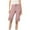 Pink, variant on CheerKidz Shorts for Women Straight Linen Knee Length Summer Casual Long Shorts Loose High Waisted Drawstring Short Pants with Pockets(Beige,L)