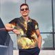 thumbnail image 4 of Balery Golden Sky Bald Eagle Camisa Polo de Hombre con Estampado, de Manga Corta y Tejido Medio, Camisa Tipo Golf Polo-Small, 4 of 6