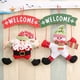 thumbnail image 2 of Placa de letrero de puerta de bienvenida de Navidad, letrero de puerta de Año Nuevo, letrero de Navidad, adorno decorativo colgante en aerosol, letrero de Navidad, pancartas, decoraciones, 2 piezas oso de fresa Electrónica, 2 of 4