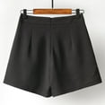 thumbnail image 4 of AherBiu Business Casual Shorts for Women High Waisted Wide Leg Office Ladies Work Shorts Formal Dress Short, 4 of 7