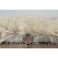 thumbnail image 2 of Linon Maven Faux Rabbit Pale Grey 5x7, Rug, 2 of 6