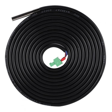 47K Battery Temperature Sensor For Tracer BN Landstar/Viewstar -55℃ To +125℃ With 3.81mm 2-Pin Connector, 3 Meter Cable