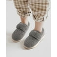 thumbnail image 5 of VONMAY Toddler Slippers Non-Slip Velcro House Shoes, 5 of 7