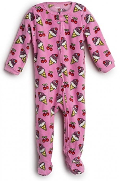 baby girl footed onesies