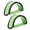 Green, variant on Misright Bike Extended Foot Pedals Bands Easily Mount Cycling Bicycles Pedal Strap