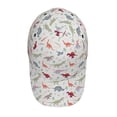 thumbnail image 4 of Naloa Original Classic Low Profile Hat Men Women Baseball Cap Dad Hat Adjustable Unconstructed Cute Dinosaur Print Cap, 4 of 9