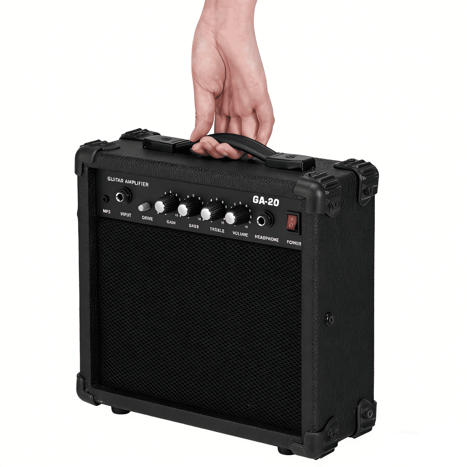 Hassch 20W Electric Guitar Amplifier, Small Portable Practice AMP, Black