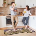 thumbnail image 2 of Coolnut Kitchen Rugs 2 Piece Waterproof Non Slip Kitchen Mat Sheeps in Field Kitchen Rug Set for Sink Office Kitchen Cafe, 19.7"x47.2"+19.7"x27.6" Home Decor Gifts, 2 of 7