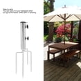 thumbnail image 3 of Umbrellas Ground Plug, Parasol Spike Holder Durable  For Yard, 3 of 8