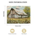 thumbnail image 3 of ARISTURING  Old Barn Canvas Wall Art Farmhouse Picture Print Country Flower Landscape Painting for Living Room Decor Frame, 3 of 6