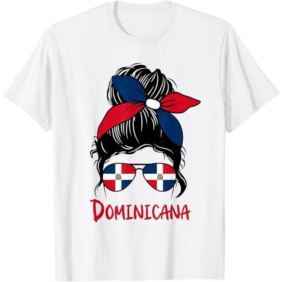 Dominicana Dominican Girl Republica Dominicana Republic T-ShirtMen and women, Black T-shirt, size: Extra large S-4XL