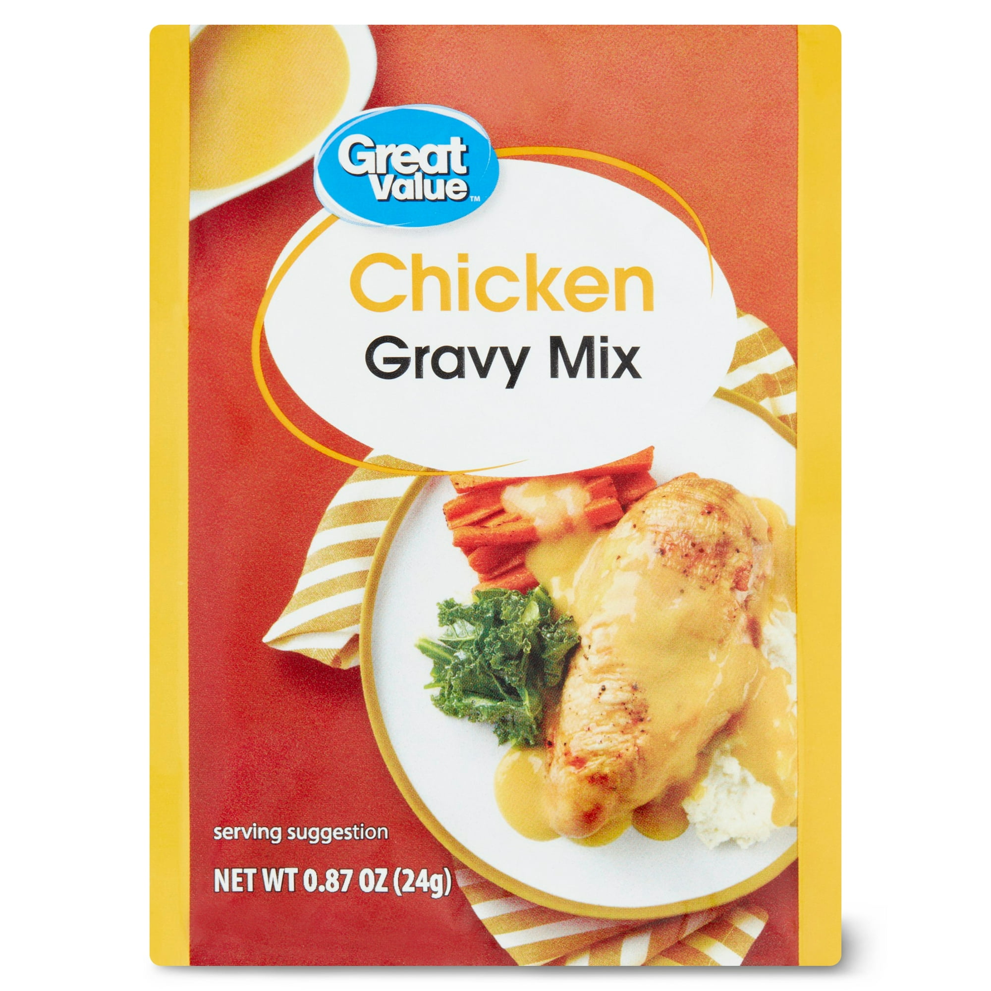 Great Value Chicken Gravy Mix, 0.87 oz Packet