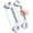 White-Standard, variant on Bathtub & Shower Grab Bar Black-Standard 16.7 Inch 2-Pack Safety Support