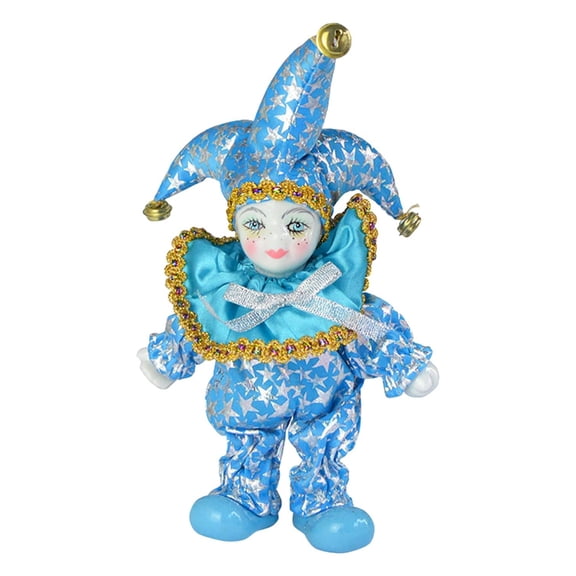 Zeiwohndc Lovely Porcelain Triangel Doll in Brocade Clothes For Valentine Gift