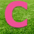 thumbnail image 1 of Advanced Graphics 3359 20 x 15 in. Letter C Yard Sign, Pink, 1 of 1
