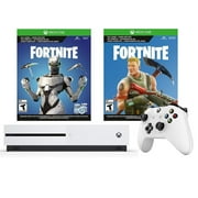 Angle View: Xbox One S Fortnite Eon Cosmetic Epic Bundle: Fortnite Battle Royale, Eon Cosmetic, 2,000 V-Bucks and Xbox One S 1TB Gaming Console with 4K Blu-Ray Player